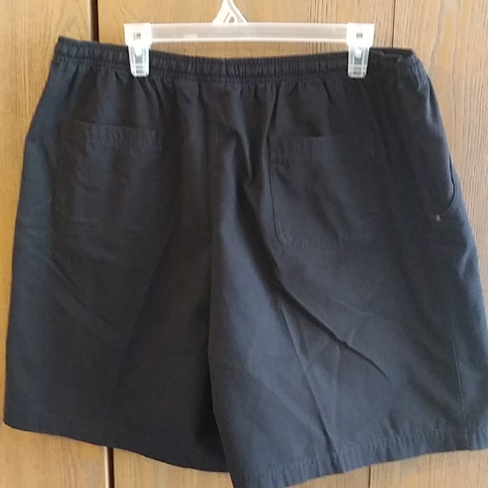 Black Draw String Women's Shorts - Picture 4 of 4